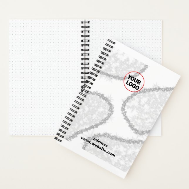 SIMPLE MINIMAL MODERN MONOGRAM ELEGANT STYLE CHIC  NOTEBOOK (Inside)