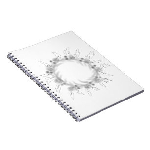 SIMPLE MINIMAL MODERN MONOGRAM ELEGANT STYLE CHIC NOTEBOOK