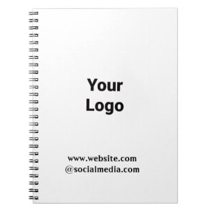 SIMPLE MINIMAL MODERN MONOGRAM ELEGANT STYLE CHIC  NOTEBOOK