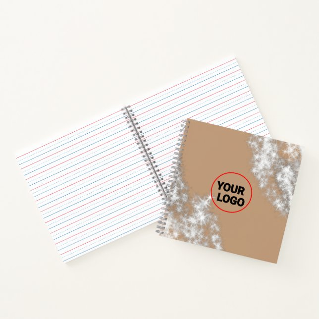 SIMPLE MINIMAL MODERN MONOGRAM ELEGANT STYLE CHIC  NOTEBOOK (Inside)