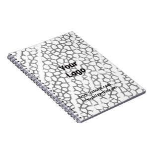SIMPLE MINIMAL MODERN MONOGRAM ELEGANT STYLE CHIC NOTEBOOK