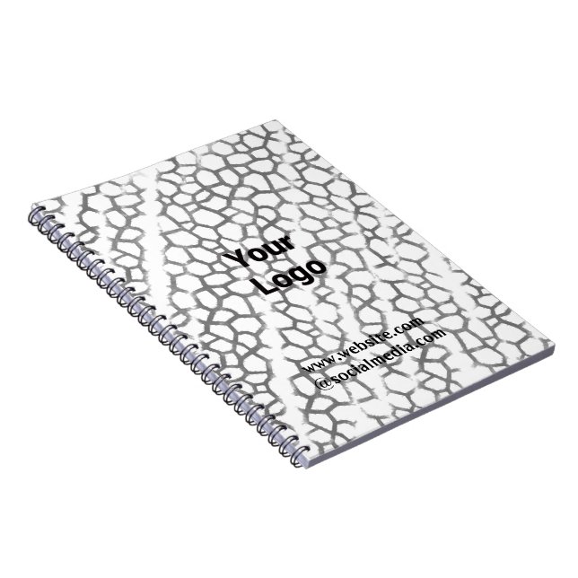 SIMPLE MINIMAL MODERN MONOGRAM ELEGANT STYLE CHIC  NOTEBOOK (Right Side)
