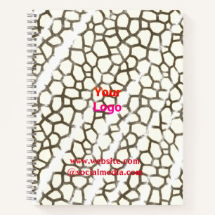 SIMPLE MINIMAL MODERN MONOGRAM ELEGANT STYLE CHIC NOTEBOOK