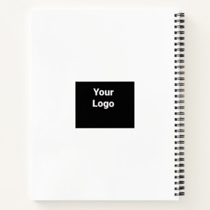 SIMPLE MINIMAL MODERN MONOGRAM ELEGANT STYLE CHIC NOTEBOOK