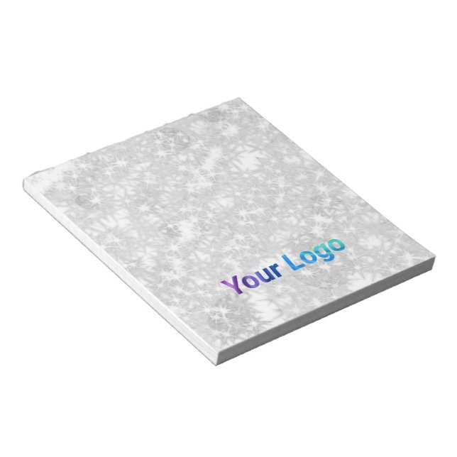SIMPLE MINIMAL MODERN MONOGRAM ELEGANT STYLE CHIC  NOTEPAD (Angled)