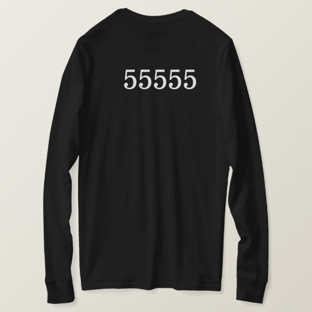 SIMPLE MINIMAL MODERN MONOGRAM ELEGANT STYLE CHIC  T-Shirt (Design Back)
