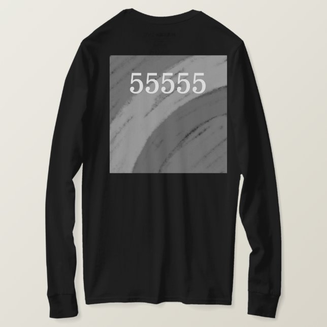 SIMPLE MINIMAL MODERN MONOGRAM ELEGANT STYLE CHIC  T-Shirt (Design Back)