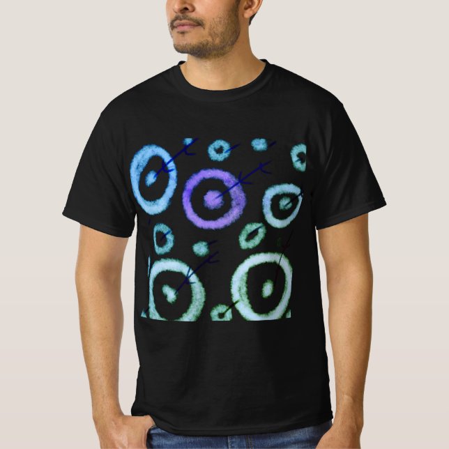 SIMPLE MINIMAL MODERN MONOGRAM ELEGANT STYLE CHIC  T-Shirt (Front)