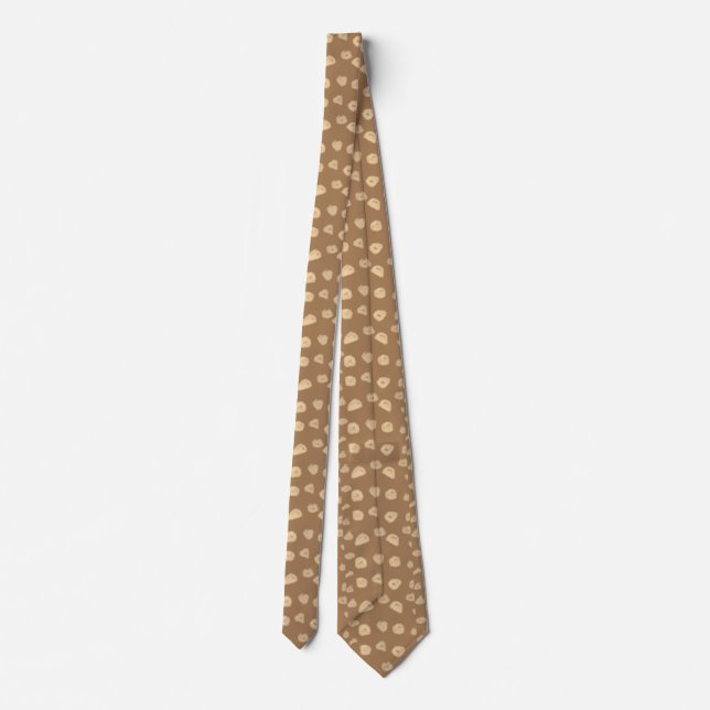 SIMPLE MINIMAL MODERN MONOGRAM ELEGANT STYLE CHIC  TIE (Back)