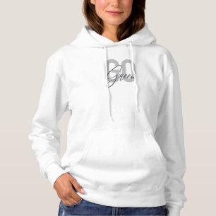 Simple, minimal, modern, urban design Go Green Hoodie