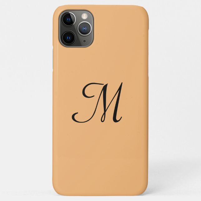 simple minimal monogram logo elegant personalised Case-Mate iPhone case (Back)
