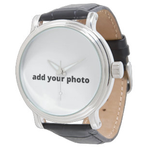 simple minimal monogram logo elegant personalised watch