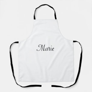 simple minimal monogram logo personalised baking a apron