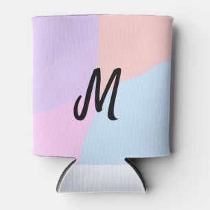 simple minimal monogram logo personalised baking can cooler