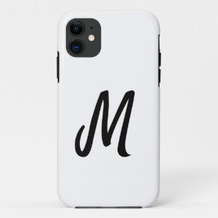 simple minimal monogram logo personalised baking Case-Mate iPhone case