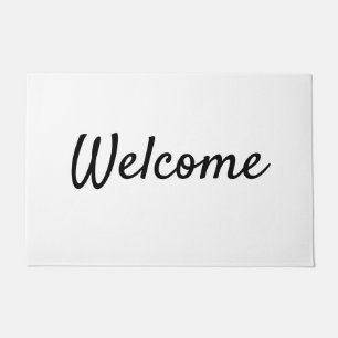 simple minimal monogram logo personalised baking doormat