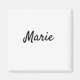 simple minimal monogram logo personalised baking magnet