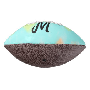 simple minimal monogram logo personalised baking t football