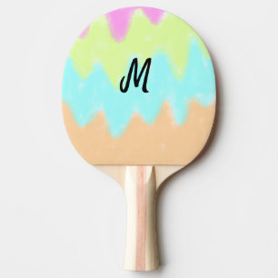 simple minimal monogram logo personalised baking t ping pong paddle