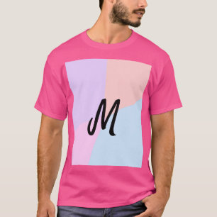 simple minimal monogram logo personalised baking   T-Shirt