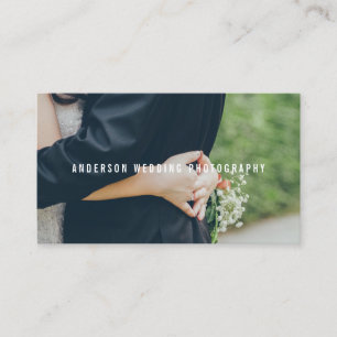 Simple Minimal Overlay Photography   Business Card