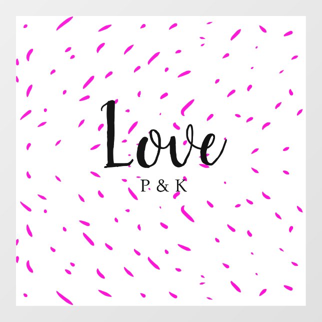 Simple minimal pink abstract love background name (Sheet)