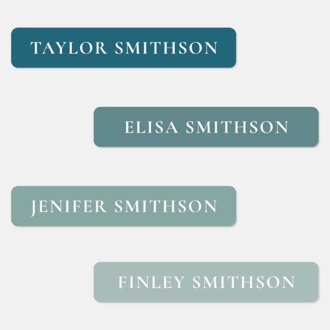    Simple Minimal Powder Blue Add Your Name School (Group)