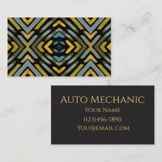 Simple Minimal Professional Mechanic Business Card