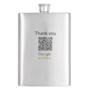 Simple minimal q r code add logo scan code name we hip flask