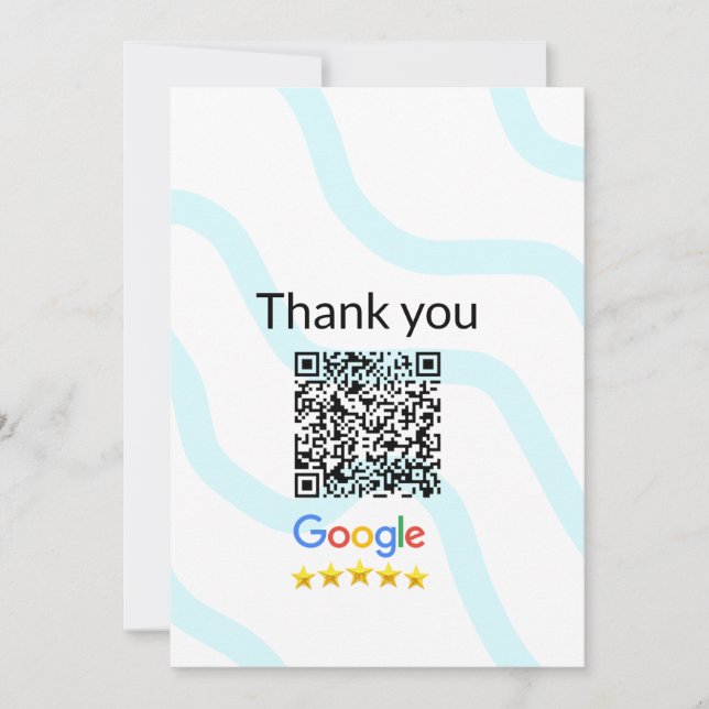 Simple minimal q r code add logo scan code name we holiday card (Front)