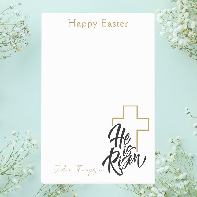 Simple Minimal Religious Easter Post-it Notes (Creator Uploaded)