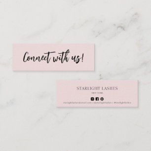 Simple Minimal Rose Contact With Us Insert