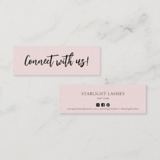 Simple Minimal Rose Contact With Us Insert