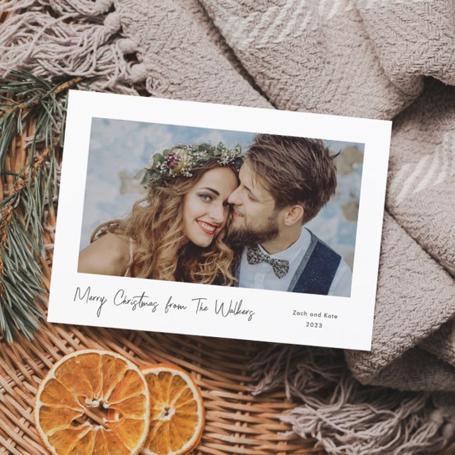 Simple Minimal Script Merry Christmas Card (Creator Uploaded)