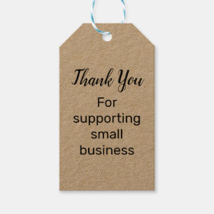 simple minimal small business supporting GIFT TAGS