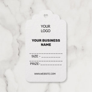 simple minimal social media custom logo price gift gift tags
