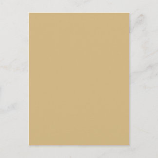simple minimal solid color custom orange gray boho postcard