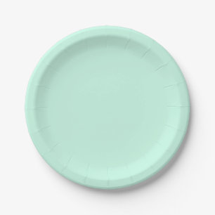 simple minimal solid color custom pastel custom paper plate