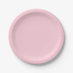 simple minimal solid color custom pastel custom th paper plate