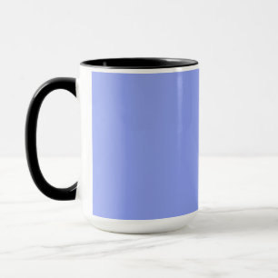 simple minimal solid colour custom blue pastel ad mug