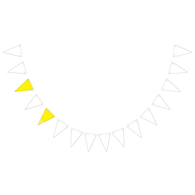simple minimal solid colour custom      bunting  (All)