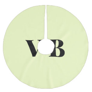 simple minimal solid colour custom pastel custom brushed polyester tree skirt