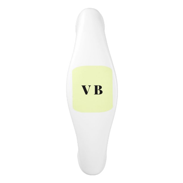 simple minimal solid colour custom pastel custom  ceramic cabinet pull (Front)