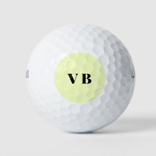 simple minimal solid colour custom pastel custom golf balls