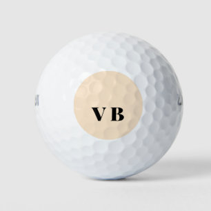 simple minimal solid colour custom pastel custom  golf balls