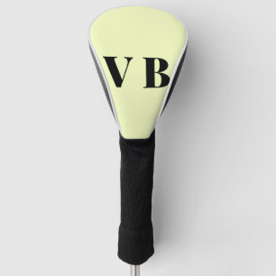 simple minimal solid colour custom pastel custom golf head cover