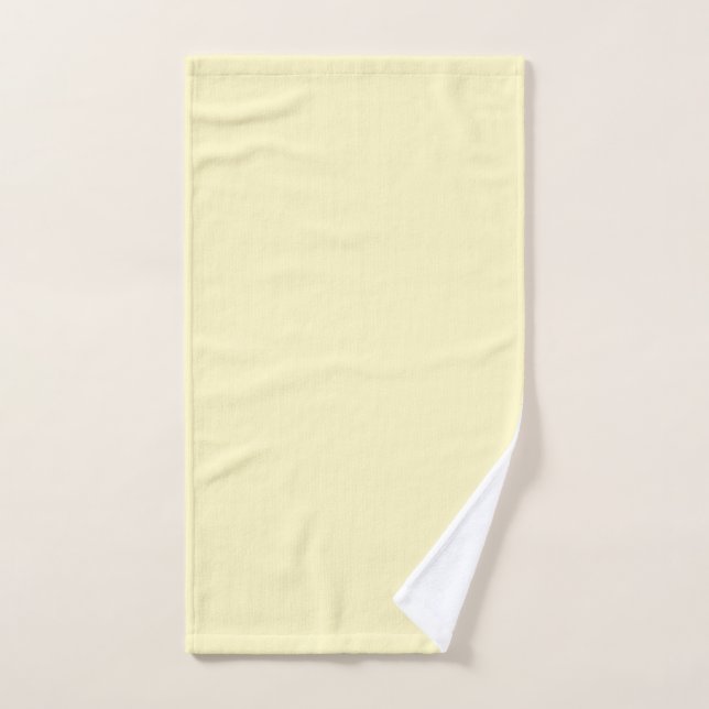 simple minimal solid colour custom pastel custom  hand towel (Hand Towel)