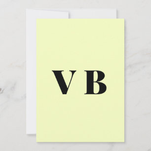 simple minimal solid colour custom pastel custom invitation