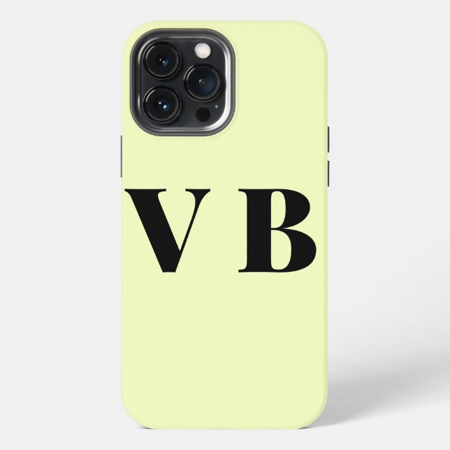 simple minimal solid colour custom pastel custom  iPhone case (Back)