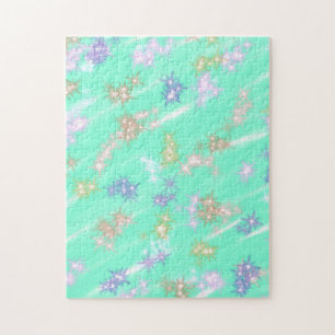 simple minimal solid colour custom pastel custom jigsaw puzzle